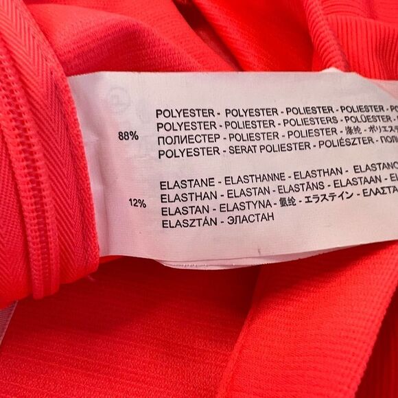 MINKPINK Skater Mini Skirt in Neon Coral Size Medium - Picture 6 of 7